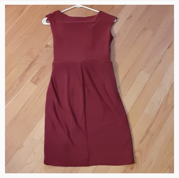 Ralph Lauren Adera Dark Red dress size 2 - Picture 7 of 7
